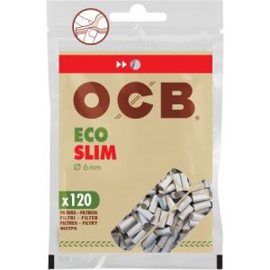 فیلتر سیگار دست پیچ اکو اسلیم 120 عددی OCB ECO Slim