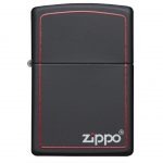 فندک زیپو Zippo مدل Reg Black/z-Brdr کد 218 ZB