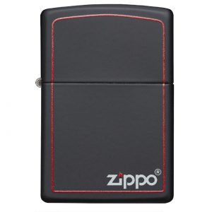 فندک زیپو Zippo مدل Reg Black/z-Brdr کد 218 ZB