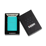 فندک زیپو Zippo طرح Classic Flat Turquoise کد 49454