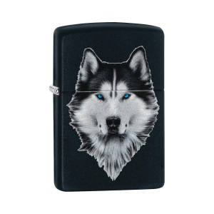 فندک زیپو Zippo طرح Siberian Husky کد 218