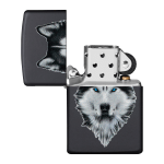 فندک زیپو Zippo طرح Siberian Husky کد 218