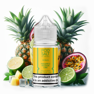 سالت نیکوتین پاد سالت آناناس پشن فروت لیمو خنک Pod Salt Pineapple Passion Lime (30ml)