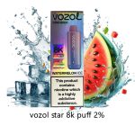 پاد ووزول 8k استار یکبارمصرف Vozol Star 8K Disposable