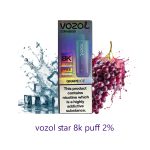 پاد ووزول 8k استار یکبارمصرف Vozol Star 8K Disposable