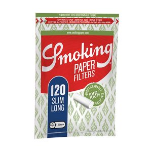 فیلتر سیگار دست پیچ اسموکینگ اسلیم بلند گیاهی Smoking Filter Slim Long Biodegradable