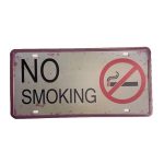 پلاک فلزی نو اسموکینگ No Smoking Metal Plate