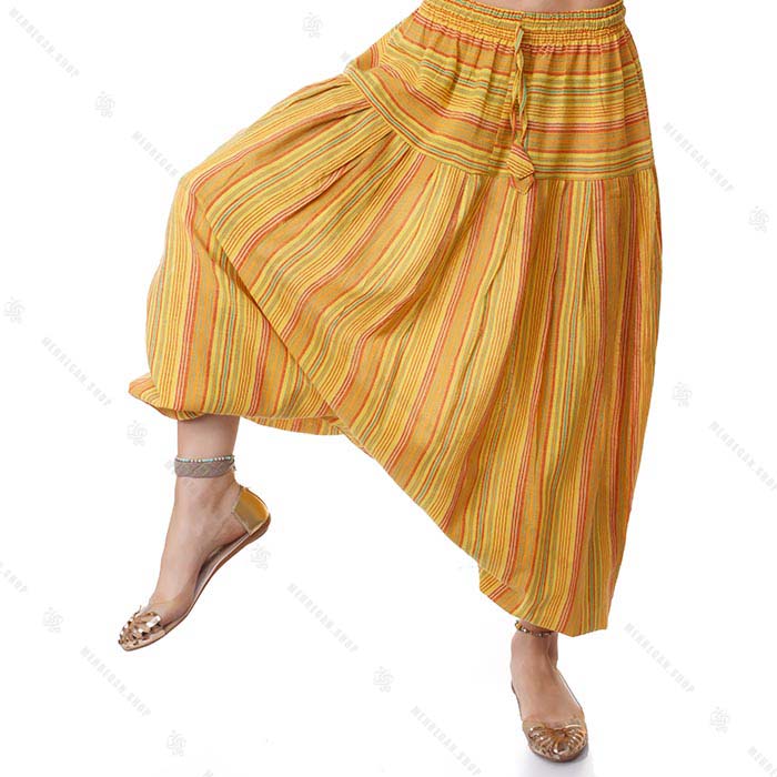 شلوار سنتی یوگا زرد لیمویی – Lemon Yellow Kurta Trouser