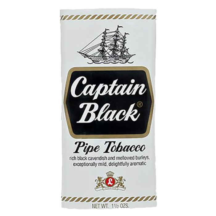 توتون پیپ کاپتان بلک سفید Captain Black White اصل